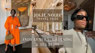 Indy Luxury: RH Dining & Spa Bliss | Travel Vlog
