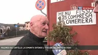 POLEMICA SUL CARTELLO: LA COMUNITA' DIFENDE IL TITOLARE DEL BAR | 13/01/2026