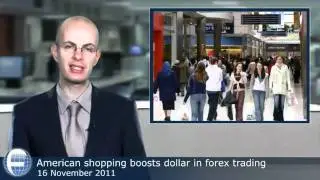 American shopping boosts dollar in forex trading