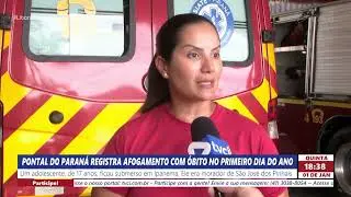 PONTAL DO PARAN&Aacute; REGISTRA AFOGAMENTO COM &Oacute;BITO NO PRIMEIRO DIA DO ANO