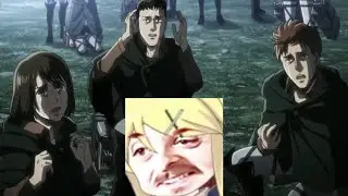 Forsen reacts to Erwin Smith's Suicidal Charge (Eng Dub)