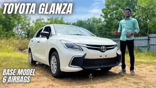 New Toyota Glanza Base Model 6Airbags – First Time in India! 🔥 Full Details in Tamil!