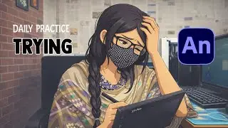 Beginner Walk Cycle Struggle | Why Head Turn Is So Hard 😭
