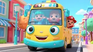 City Alert! Wheels on the Bus Speed Up for a Rescue Mission 🚌🚨 | Kids Action Song
