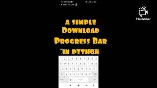 how to make a simple download progress bar in python | #coding #hacker #hacking #programming
