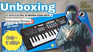 Unboxing Piano 🎹  Review Piano Video 🔥😍|| Piano Unboxing Vlog video , Mini MIDI Full Details Review