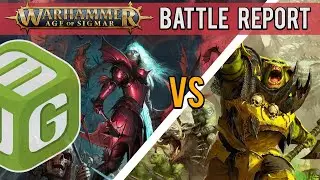 New Soulblight Gravelords vs Ironjawz Age of Sigmar Battle Report Ep 124