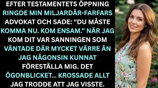 Efter testamentets öppnande ringde min miljardärfarfar advokat mig — och sanningen som väntade där…