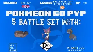 Pokémon GO PvP - Halloween Cup: Little Edition  (5 Rounds) Clodsire / Purrloin /  Deino