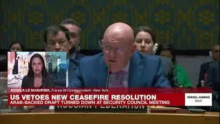 US 'looking increasingly isolated' at UN after veto of third ceasefire resolution &bull; FRANCE 24