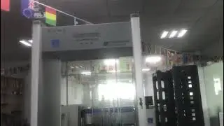 walk through metal detector workshop and show room