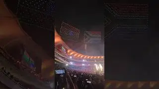 Champions India 2025 - Light drone show | Sunidhi singing| World Cup 2025 #iccwomenworldcup2025