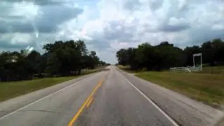 Texas State Route 6 South through Meridian, Texas