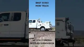 BNSF 33363 WB MOW TRUCK 3-21-2024 #railroad #bnsf #automobile