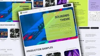 Music Producer Website Template | Music Studio Website Builder |SoundM5 for Mobirise