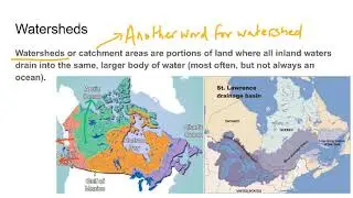 Inland waters and watersheds