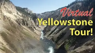 Hike To The Brink Of Yellowstone's Lower Falls: Virtual Yellowstone Tour!