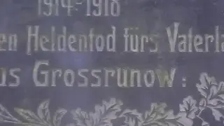 Runowo ( z niem  Gross Runow )Pomnik  poległych  żołnierzy niemieckich  podczas I wojny światowej .