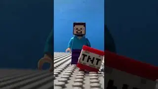 LEGO Minecraft TNT Fail - #shorts