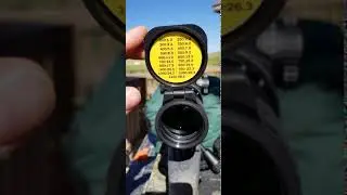 Rifle Scope Dope Disk for 300 WIN MAG with Custom Load