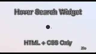 Hover Search Widget