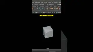 How to chamfer the edges on a cuboid in Maya | #maya #3dmodeling #shorts