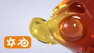 Gradient Glass Material  | Blender & Octane Tutorial