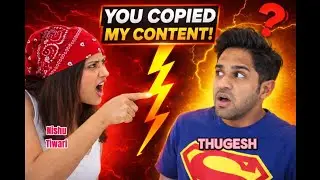 A new fight has started between Nishu Tiwari and Thugesh.  #thugesh #nishutiwarivlogs #lafda #video