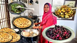 😃इतने सारे 🍱पकवान आखिर हमने किस 💃खुशी में बनाये?🌺 indian Village lady lifestyle