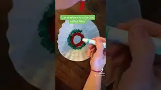 Coffee Filter Flower Craft