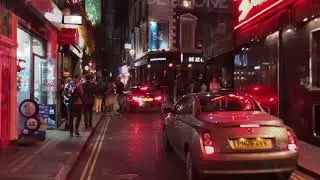 Soho London drunk Saturday night walk 🍺🇬🇧