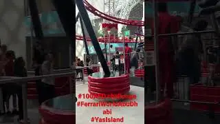 100dhs challenge #YasIsland #ferrariworld #inabudhabi