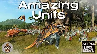 Lost Calm Jurassic - AMAZING Lizardmen Unit Mod Showcase - Total War: Warhammer 3