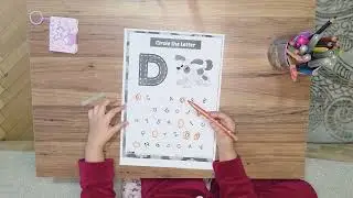 Circle the Letter D for Kids | Letter Recognition Activity | EZ Sisters