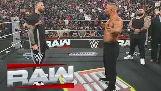 Roman Reigns RETURNS to WWE RAW from Hospital! Confronts Bron Breakker & Bronson Reed