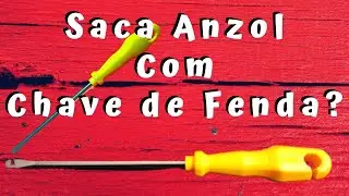 Incrível saiba Como fazer Saca Anzol com uma chave de fenda (Sua pesca de praia precisa desse item!)
