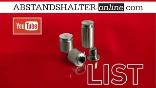 Abstandhalter Edelstahl zum Schrauben List  &Oslash; 14 mm WA:13,25 mm PS:3-8 mm in 2 Gr&ouml;&szlig;en