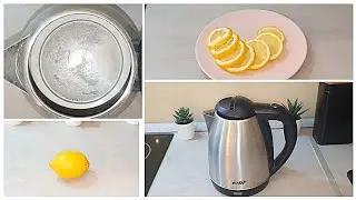How to remove limescale from a kettle with lemons (quick & easy)