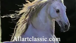 Horse Portrait in Oil-Original Artwork
