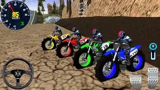 Motor Dirt Bike Racing Simulator 2025 - Off-Road Bike Stunt Driving 3D #1 - Android / IOS Gameplay