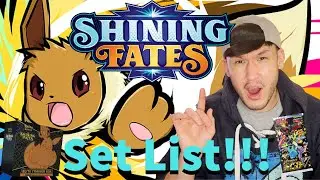 Pokemon Opening!! Shiny V Star and Shining Fates Elite Trainer Box Set List!!