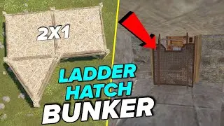 Ladder Hatch BUNKER 2X1 /Rust BASE DESIGN Solo-Duo