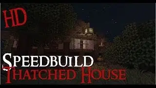 Minecraft Medieval Thatched House Basics Speedbuild (HD)