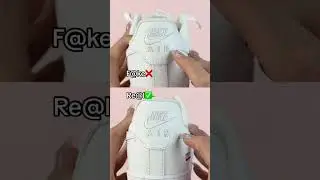 Air Force 1 Supreme Fake vs Real difference,have you learned? #airjordan #unboxing #fashionshoes