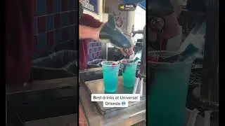 Must-try refreshing drinks at the theme park#themepark #drinks #summervibes #vacation