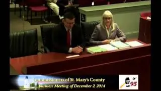Commissioners of St. Mary's County12/02/14