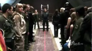 Battlestar Galactica - Adama's speech before the mission to attempt to rescue Hera. Sub Ita.