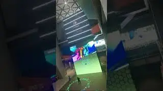 Interactive basketball led floor display