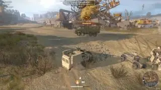 Crossout tryb PvE Convoy mapa Eastern Array poziom Medium
