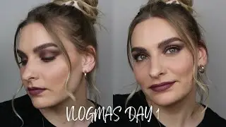 A makeup look for all of your holiday parties this season 🎉 Vlogmas Day 1